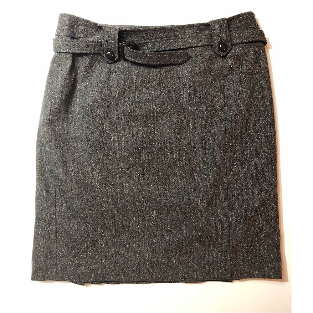 Ann Taylor brown tweed skirt